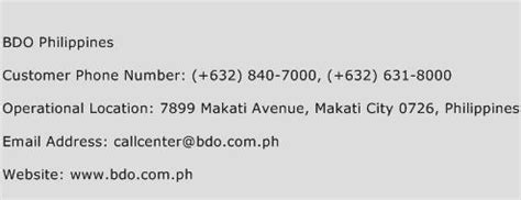 Customer Service Number in the Philippines .
